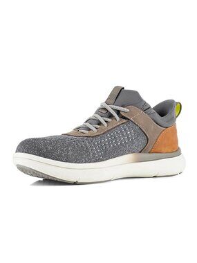 NEW Florsheim Men's Fleet Work Composite Toe Work Shoes Grey Size 11D BY1787